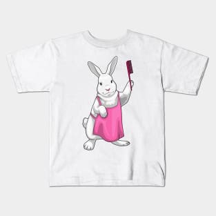 Bunny Hairdresser Comb Kids T-Shirt